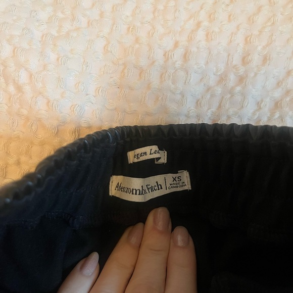 Black Vegan Leather Pants - Picture 5 of 5